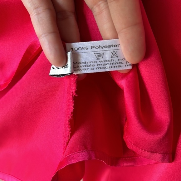 Vintage Louis Feraud Pink Long Sleeve Blouse - Picture 7 of 7